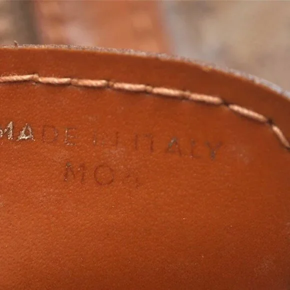 CELINE Vintage Macadam Blason Pattern Hand Boston Bag PVC Leather Beige … - Picture 12 of 12